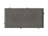 Тротуарная плитка «Кирпичик» серый 200x100x100